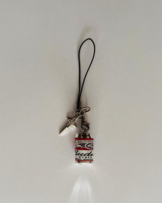 Budweiser Star Bling Phone/Bag Charm