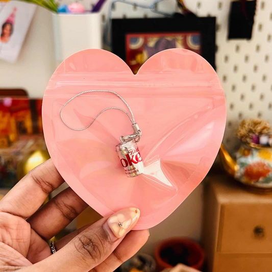 Metallic diet coke phone/bag charm (additional view)