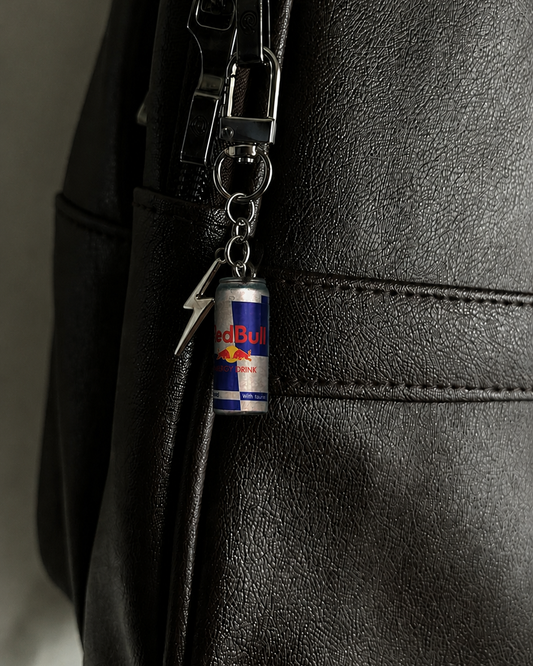 Red Bull Energy Drink Lightning Bolt Phone/Bag Charm