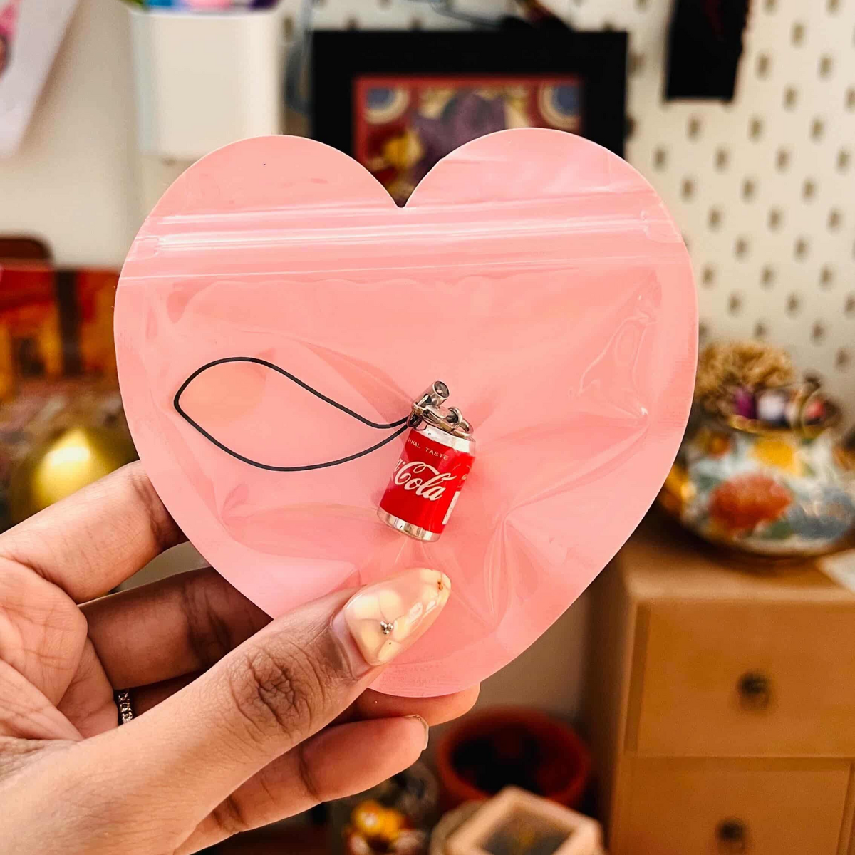 Red Coca-Cola Phone/Bag Charm (additional view)
