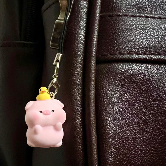 Pink Piggy & Duck Phone/Bag Charm (additional view)