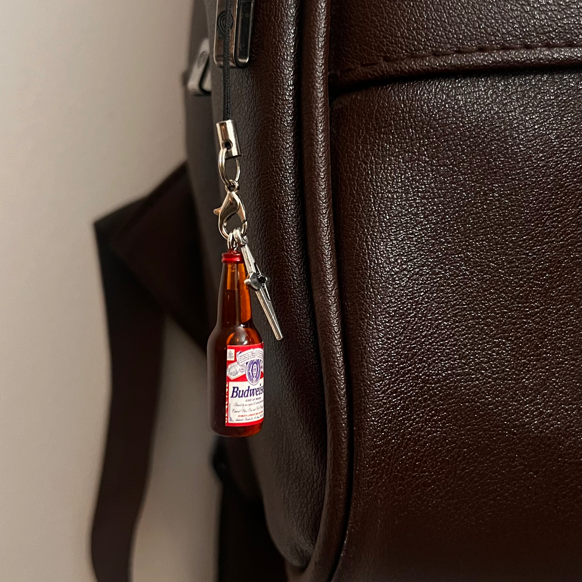 Budweiser Bottle Star Bling Phone/Bag Charm (additional view)