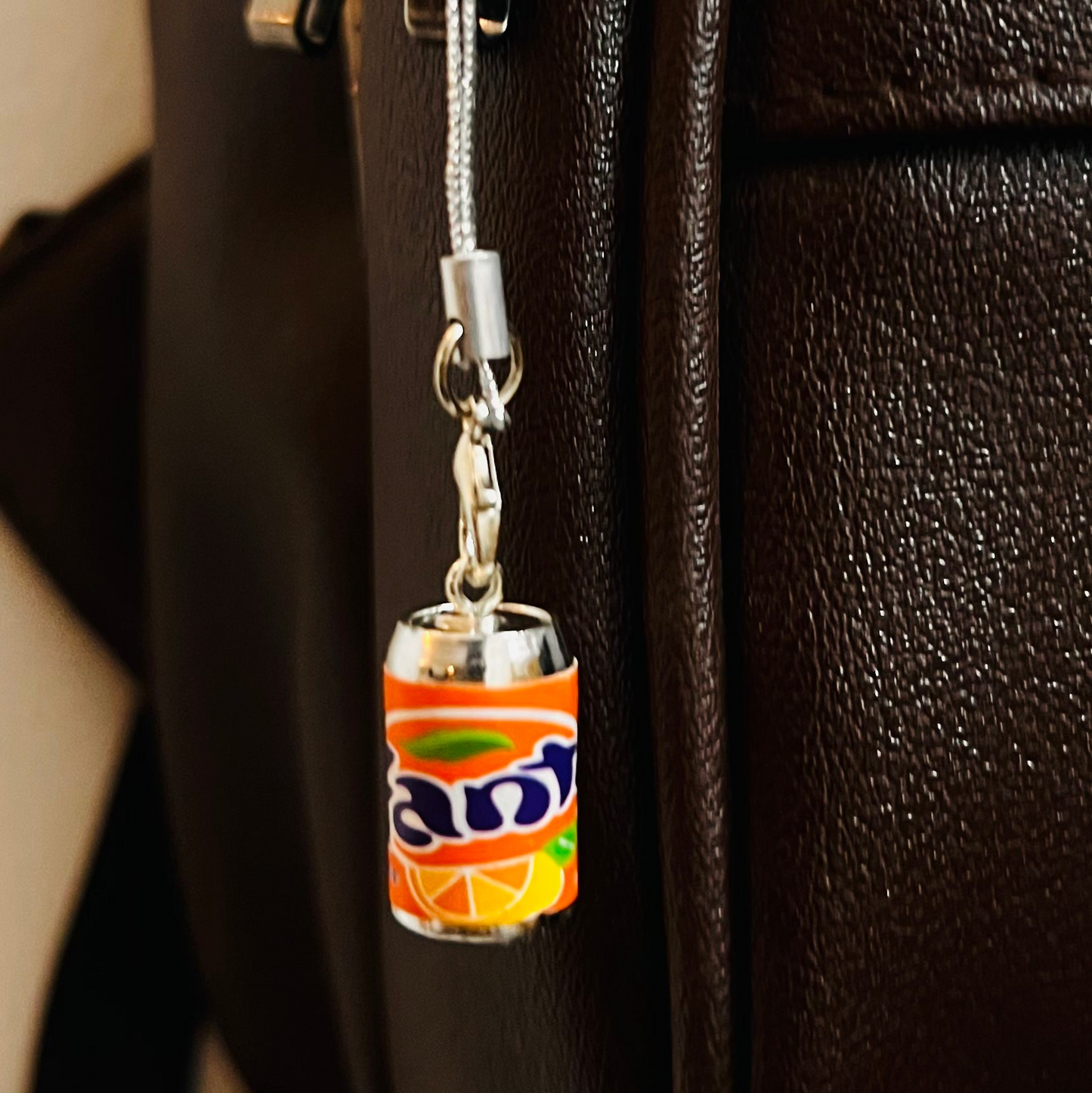 Orange Fanta Phone/Bag Charm (additional view)