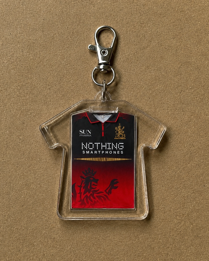 RCB Jersey Keychain