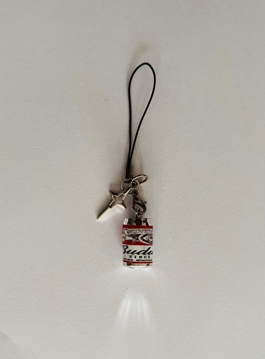 Budweiser Star Bling Phone/Bag Charm
