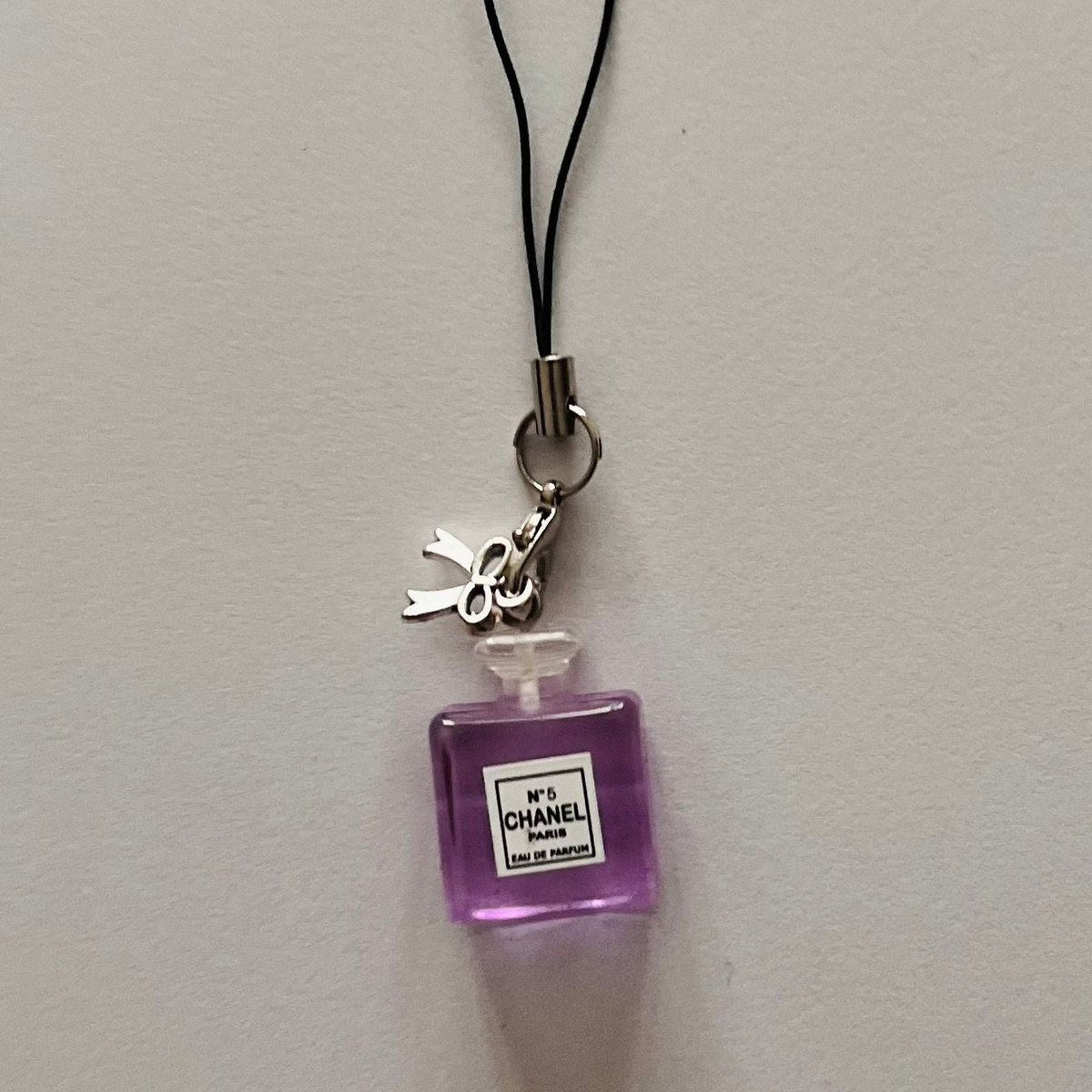 Purple Chanel Bow Phone/Bag Charm (additional view)