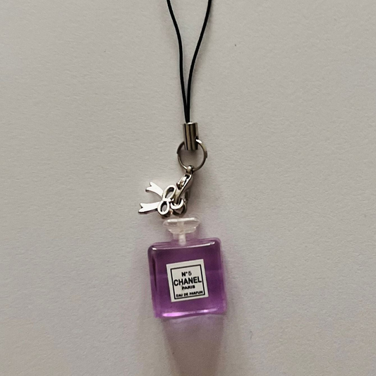 Purple Chanel Bow Phone/Bag Charm (additional view)