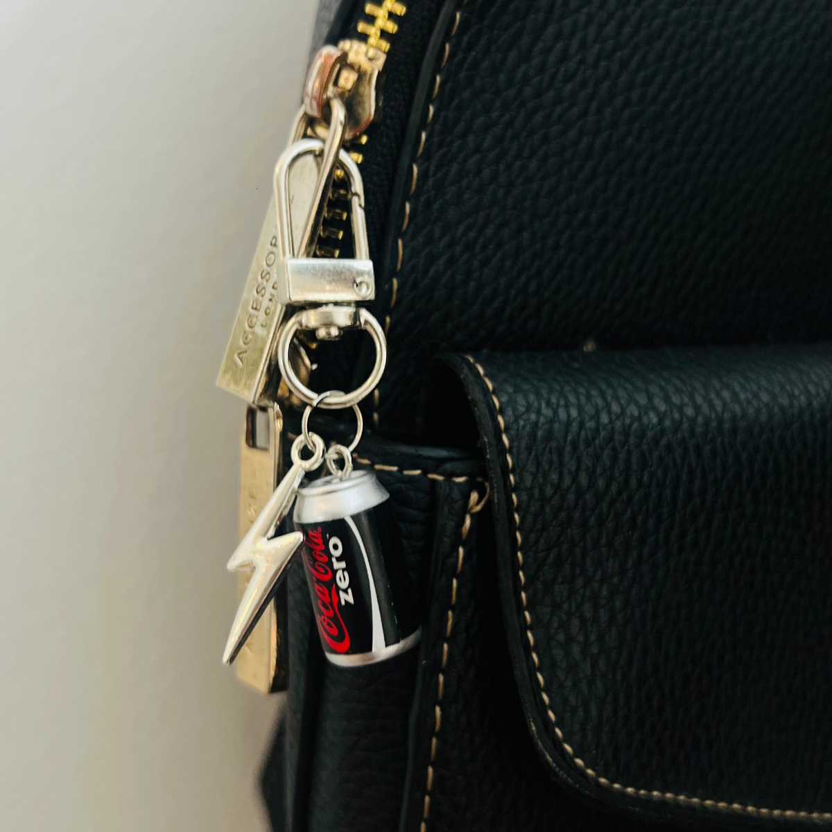 Coca-Cola Zero Thunderbolt D-Hook Bag Charm (additional view)