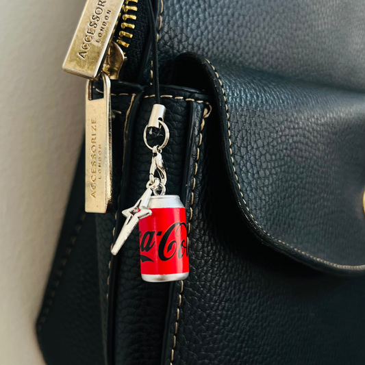 Red Coca-Cola Star Zero Phone/Bag Charm (additional view)